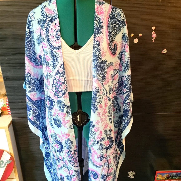 Private Label Other - New Boho Beach Kimono Swim Coverup